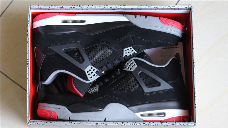 2016 Authentic Air Jordan 4 Retro Black Cement